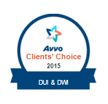 Avvo's Client's Choice Award for DUI Attorney