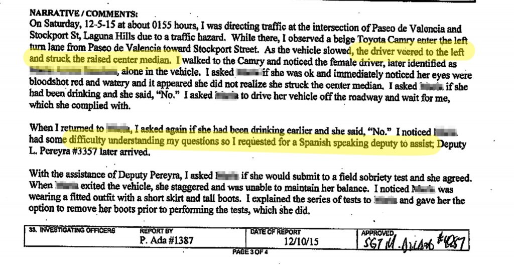 DMV Win Police Report - Orange County DUI Attorneys