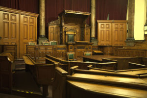 In the courtroom